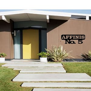 Inside Cut House Number