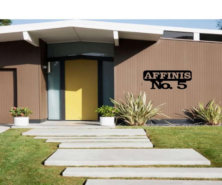 Inside Cut House Number